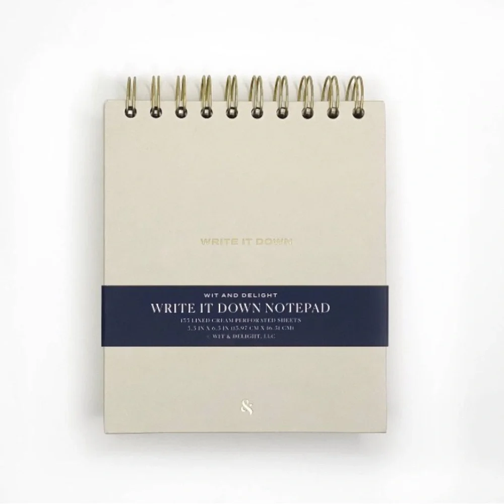 Chic Spiral Desktop Notepad